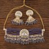 Indo western Kundan Choker Necklace set