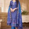 Blue Patola Print Salwar Kameez set for women | Designer Indian wedding wear suit