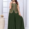Forest Green Festive Palazzo Set